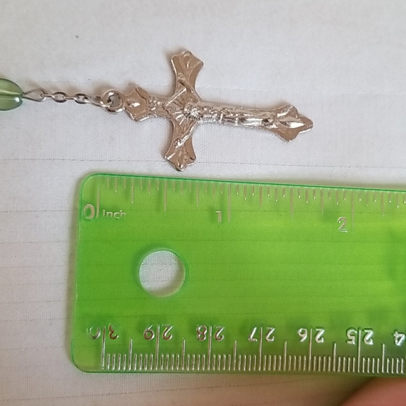 Multi Color Silver Rosary Beads Catholic - Picture 5 of 6